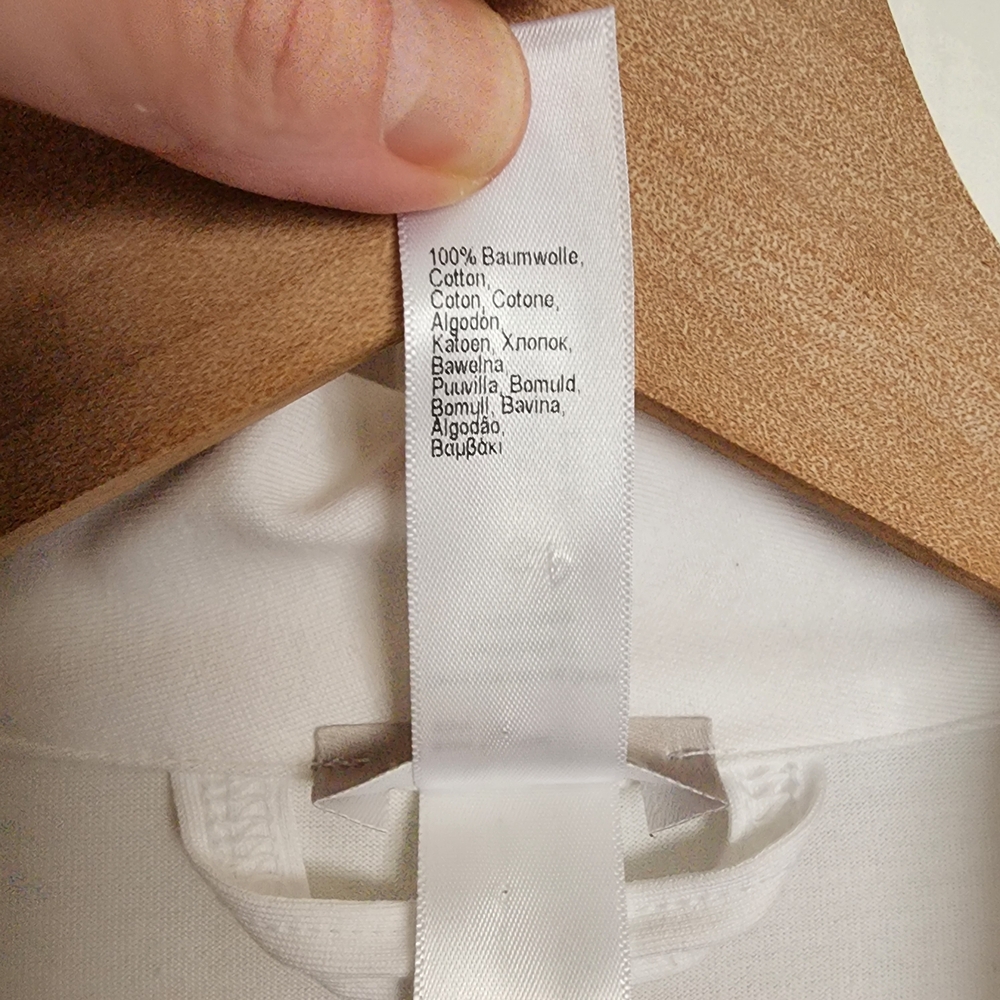Hanro White Long Sleeve Cardigan - Picture 3 of 8
